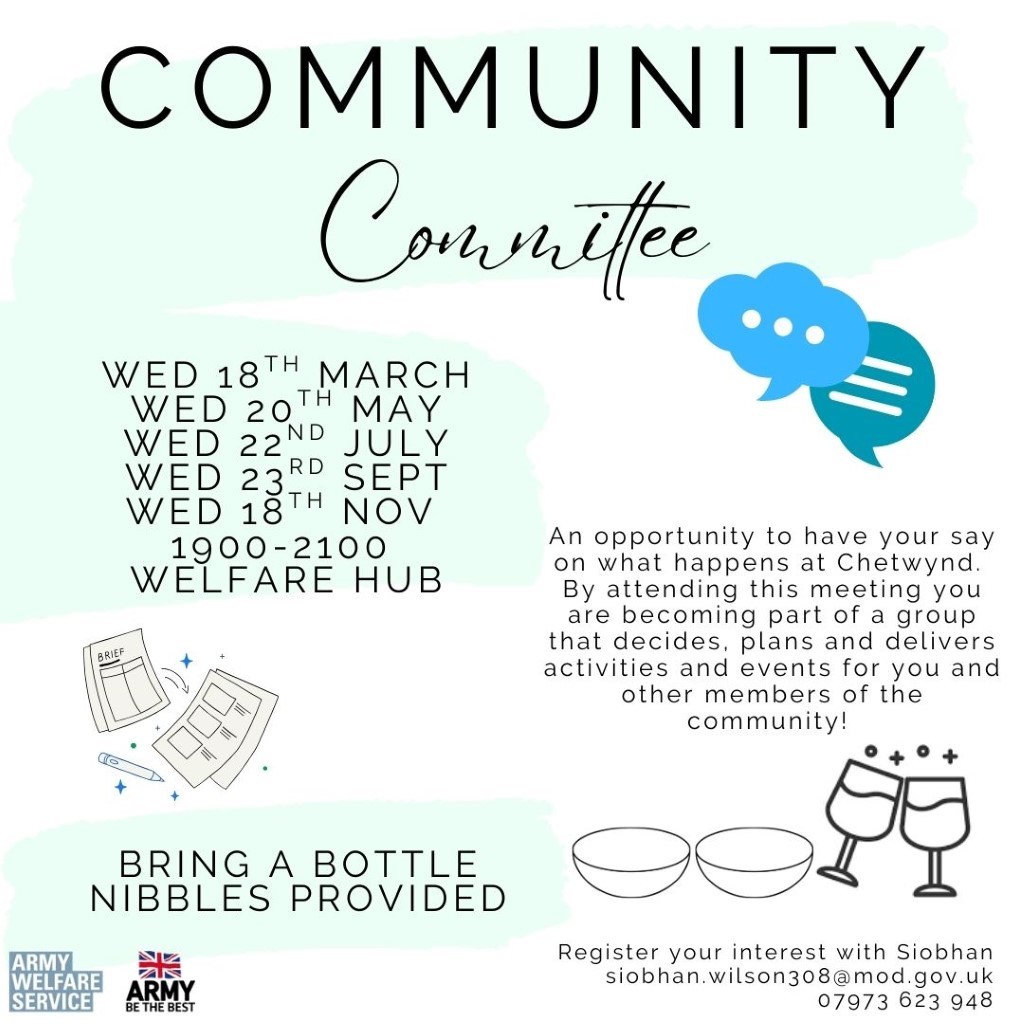 Community Committee poster